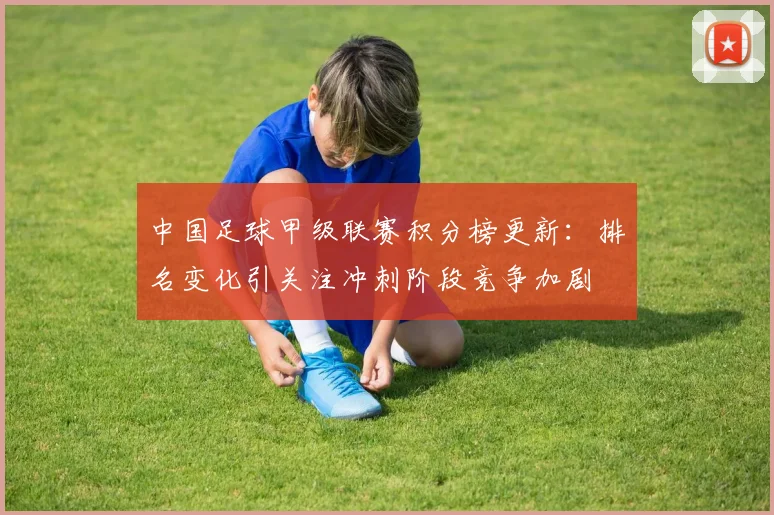 中国足球甲级联赛积分榜更新：排名变化引关注冲刺阶段竞争加剧